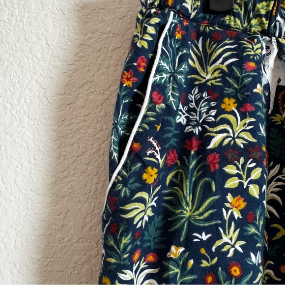 Fresh Print Unicorn Garden Blue Floral Pants and Shirt Pajama Set Size XL - Picture 10 of 14